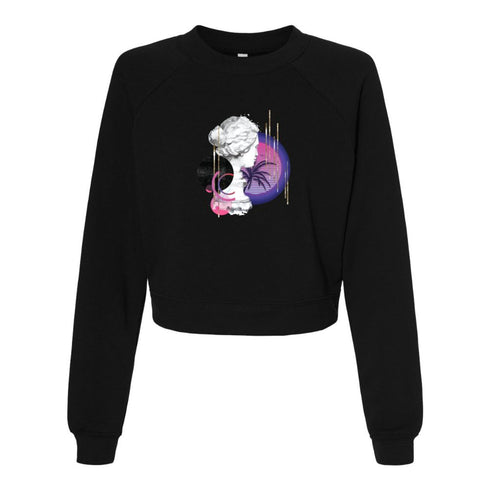 BELLA CANVAS WOMEN'S CROPPED FLEECE PULLOVER 7505